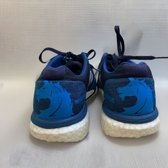 Men's ADIDAS Boston Blue White - Boston Marathon 2019 Running Shoes Sz. 8 - Picture 8 of 13